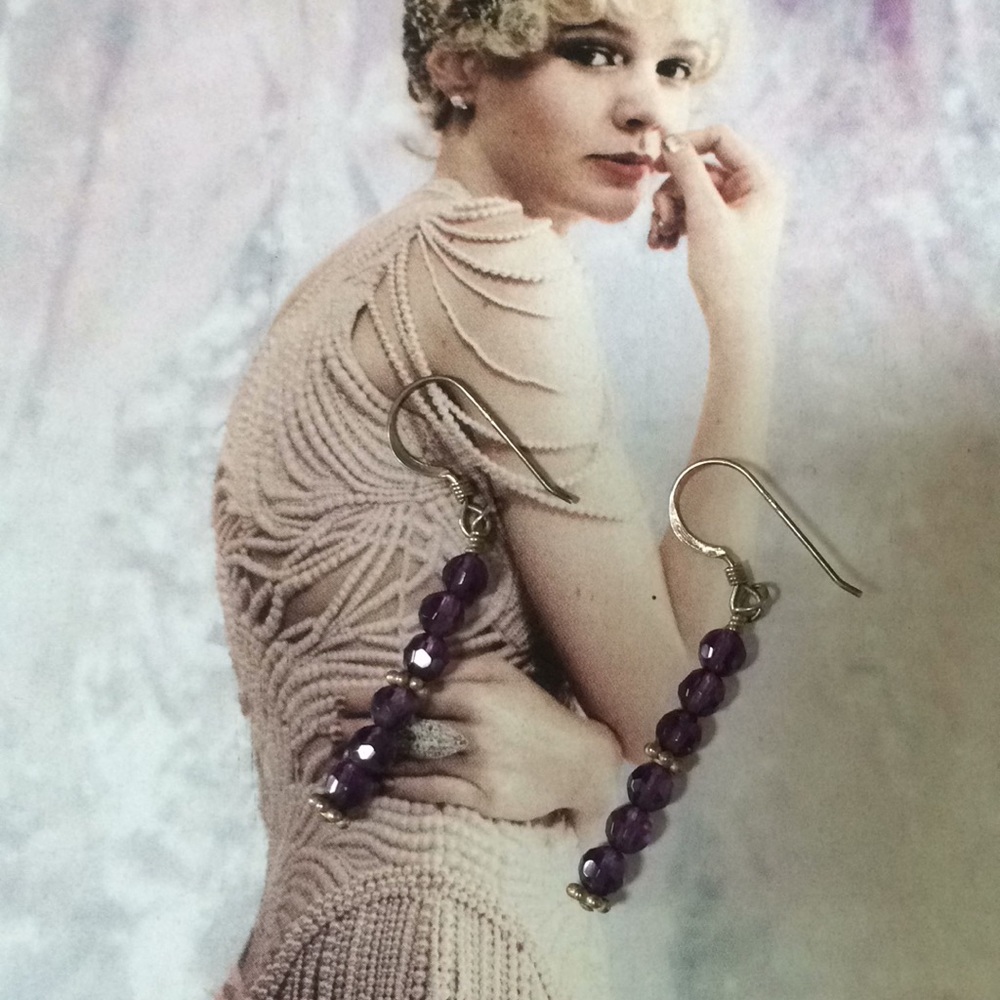 Beautiful vintage sterling silver earrings